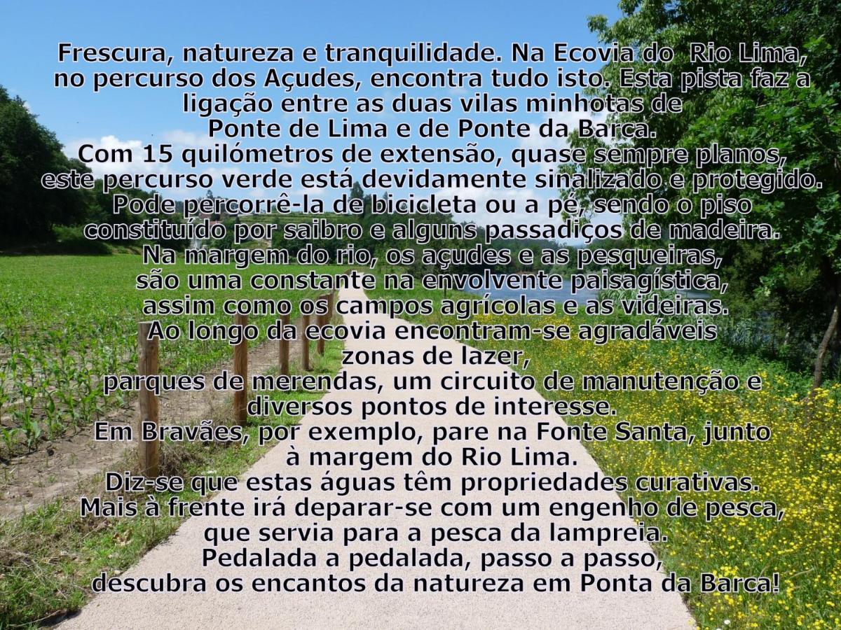 Casa Do Rio Leilighet Ponte da Barca Eksteriør bilde
